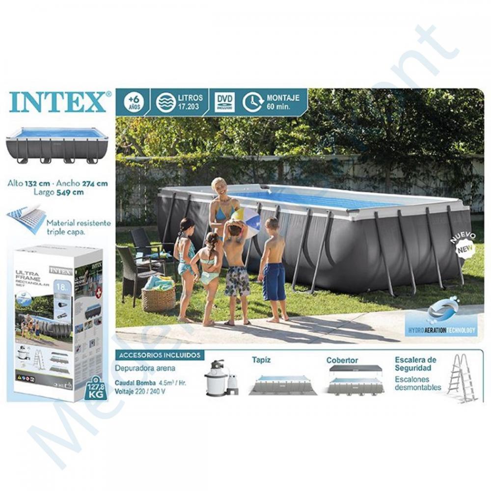 Intex Ultra XTR Frame Csővázas Medence Szett 549 X 274 X 132 Cm – Homokszűrő 